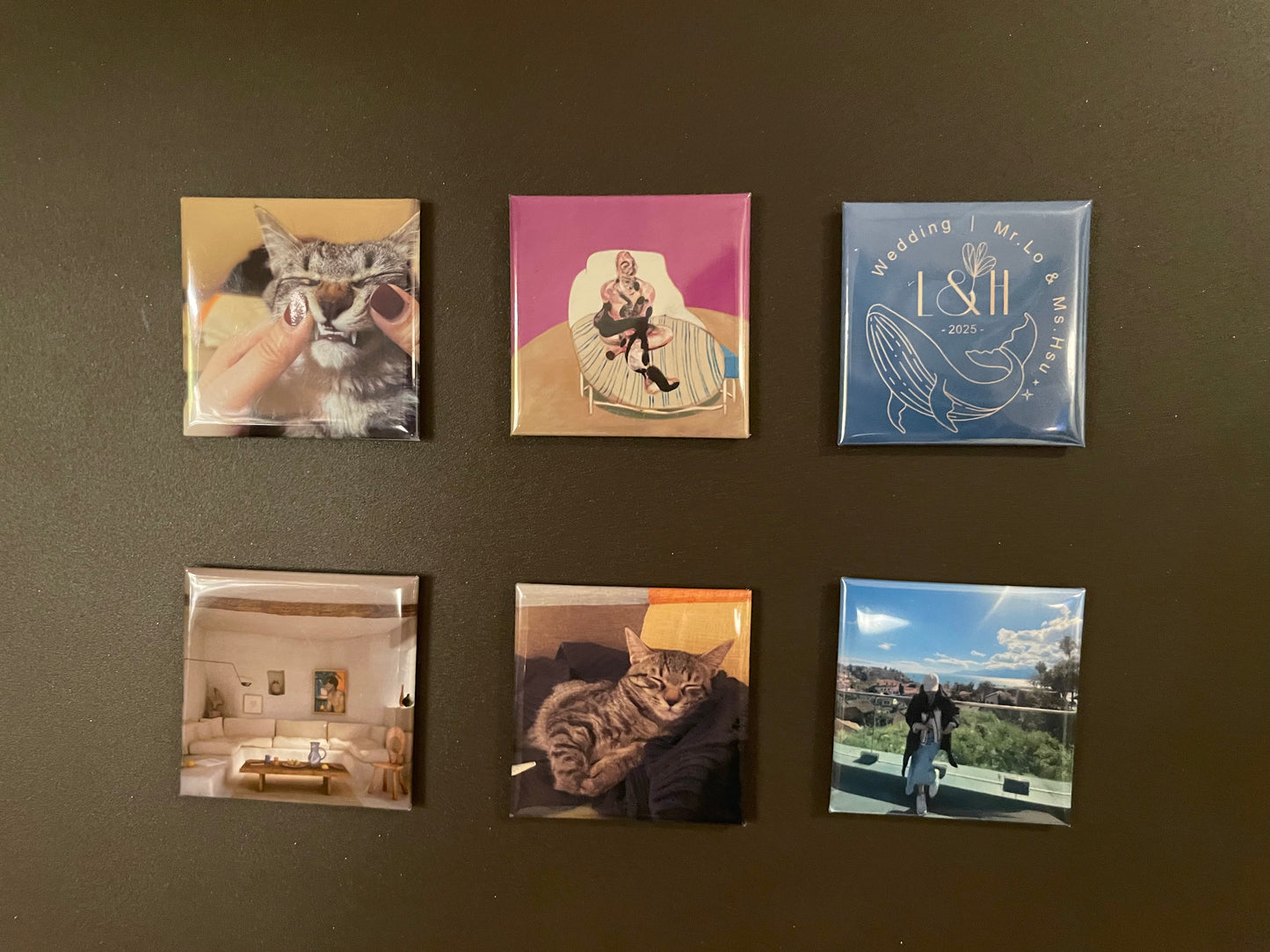 NFC客製照片磁鐵 (NFC Custom Photo Magnet)