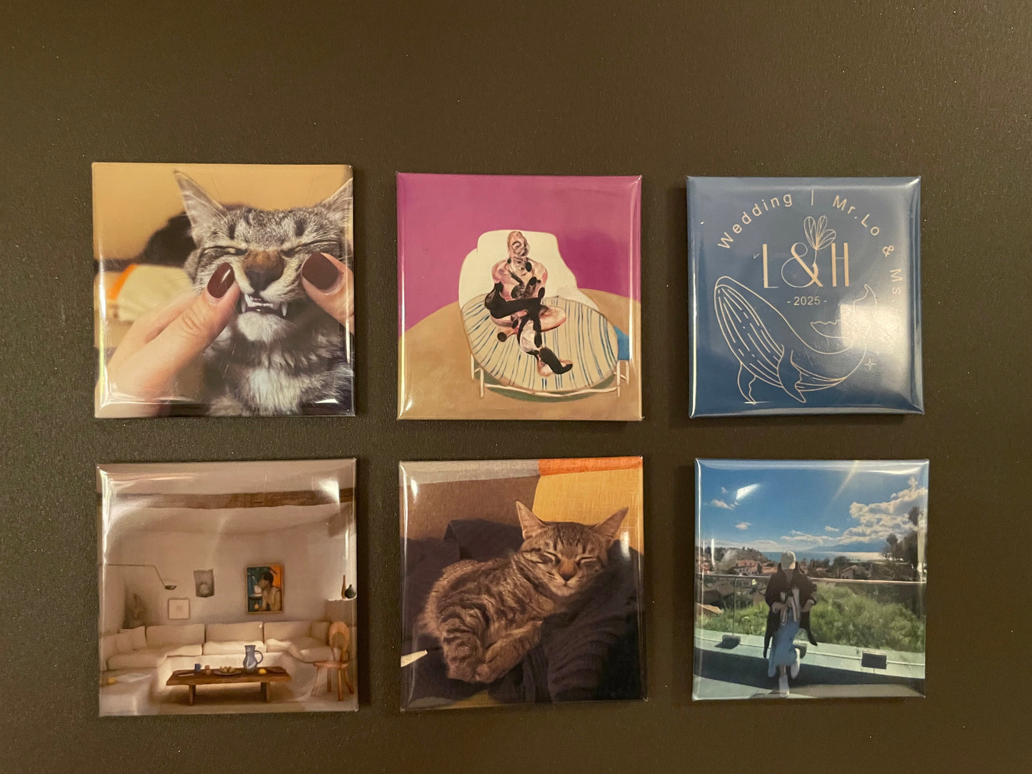 NFC客製照片磁鐵 (NFC Custom Photo Magnet)